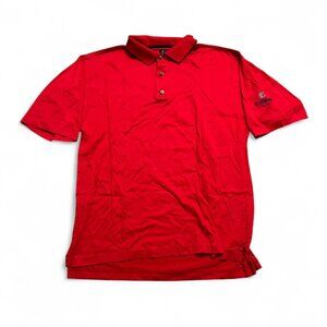 Callaway Golf Apparel by Nordstrom Polo Collared Shirt Men's Size XL Red Button